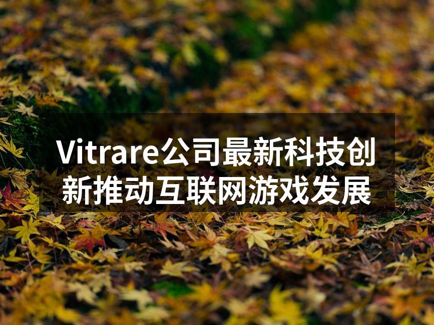 Vitrare团队在研发新技术